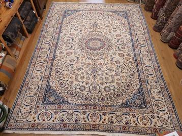 Vintage handgeknoopt perzisch tapijt nain 362x250 beschikbaar voor biedingen