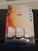 3x smartwares set van 3 magnetische deur/raam alarmsystemen, Doe-het-zelf en Verbouw, Alarmsystemen, Nieuw, Ophalen of Verzenden