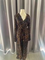 Prachtige chique zwart bruine jurk maat 40 Merk Vero Moda, Maat 38/40 (M), Vero Moda, Zwart, Ophalen of Verzenden