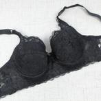 B7 zwarte bh met 4 haken op de rug..maat 100 105 en 95.., Ophalen of Verzenden, Zwart, BH
