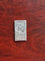 0.999 zilverbaar 1/20 oz Canada Maple Leaf 2018, Postzegels en Munten, Edelmetalen en Baren, Ophalen of Verzenden, Zilver