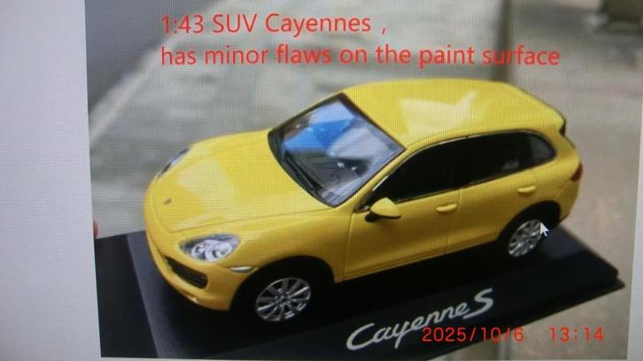 Porsche Cayenne S 1:43, Hobby en Vrije tijd, Modelauto's | 1:43, Nieuw, Auto, Overige merken, Ophalen of Verzenden