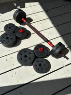 Halterset met losse gewichten, Sport en Fitness, Fitnessmaterialen, Ophalen, Zo goed als nieuw, Halterset