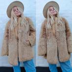 Vintage lammy shearling Afghaanse winter jas wollen vest, Maat 42/44 (L), Vintage, Ophalen of Verzenden, Zo goed als nieuw