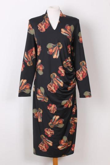 Herfst! Geplooide jurk van K-Design maat 44 (XXL) beschikbaar voor biedingen
