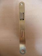 Nemef 1264/5   insteek toilet/badkamerslot messing voorfront, Doe-het-zelf en Verbouw, Hang- en Sluitwerk, Ophalen of Verzenden