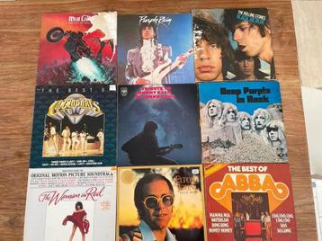 Setje lp vinyl 25 stuks en 7 singles beschikbaar voor biedingen