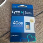 Lyca Mobile Prepaid Simkaart - 40GB Data, Telecommunicatie, Ophalen of Verzenden, Nieuw, Overige providers, Prepaidkaart