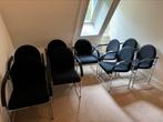 Kantoor stoelen 9 stuks, Vijf, Zes of meer stoelen, Metaal, Gebruikt, Ophalen of Verzenden
