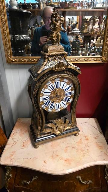 Grote antieke boulle klok 73 cm beschikbaar voor biedingen