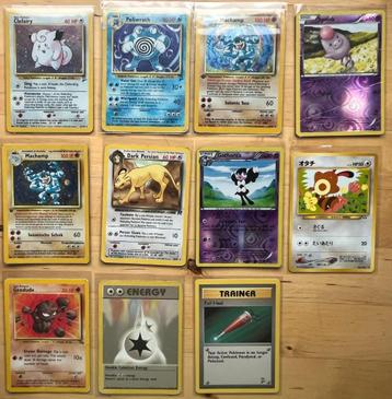 Oude pokemon kaarten - 1st edition holo beschikbaar voor biedingen