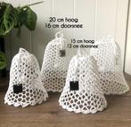 Rivièra Maison Gehaakte Kerstklokjes - Set van 4, Huis en Inrichting, Ophalen of Verzenden, Zo goed als nieuw