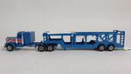 Shinsei Mini Power Kenworth Trailer Autotransport 1:128. S29, Tweedehands verkoop, Tweedehands verkoop, Gebruikt, Auto