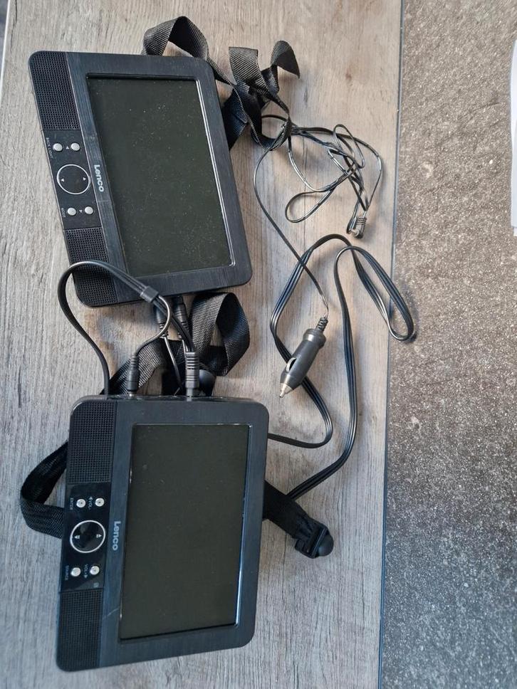 Lenco MES-211 Draagbare DVD Speler Dual Scherm Auto, Audio, Tv en Foto, Dvd-spelers, Gebruikt, Dvd-speler, Overige merken, Draagbaar