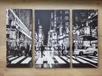 Drieluik canvas – zwart-wit New York, 50 tot 75 cm, Ophalen of Verzenden, 75 tot 100 cm, Print
