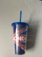 Drinkbeker London Cup met rietje plastic merchandise, Verzenden, Overige materialen, Overige stijlen