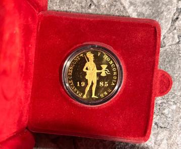 Gouden dukaat Nederland 1985 beschikbaar voor biedingen