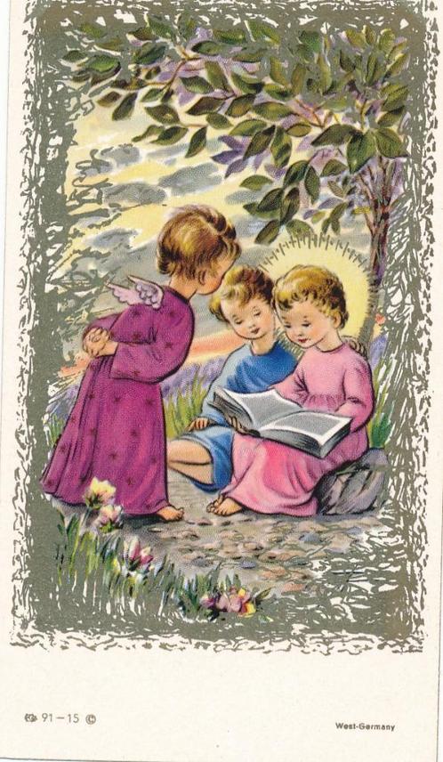 12 prachtige gouddruk prentjes van uitgever KOGO, Verzamelen, Religie, Zo goed als nieuw, Christendom | Katholiek, Kaart of Prent