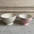 Wit en rozen spoelkom €10 per stuk *tres jolie Duiven*, Verzenden