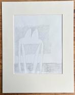 Klaas Gubbels, unieke potloodtekening uit 1987; Tietentafel, Ophalen