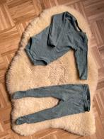 Blauw merinowollen broekje&romper, mt 70, Joha, Ophalen of Verzenden, Gebruikt, Maat 68