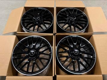 19 Inch Mercedes AMG GT Breedset 5x112 A C E Klasse W205 C63 beschikbaar voor biedingen