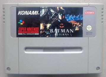 Batman Returns voor de Europese Super Nintendo  beschikbaar voor biedingen