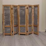 2 prachtige 3 luiken 1 mnd. Oud hout, Ophalen, Zo goed als nieuw