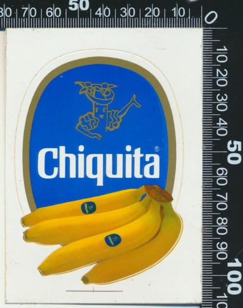 Sticker: Chiquita (5), Verzamelen, Stickers, Zo goed als nieuw, Bedrijf of Vereniging, Ophalen of Verzenden