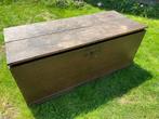 Antiek dekenkist / reiskist / speelgoedkist / schatkist, Huis en Inrichting, Woonaccessoires | Kisten, Ophalen, Minder dan 50 cm