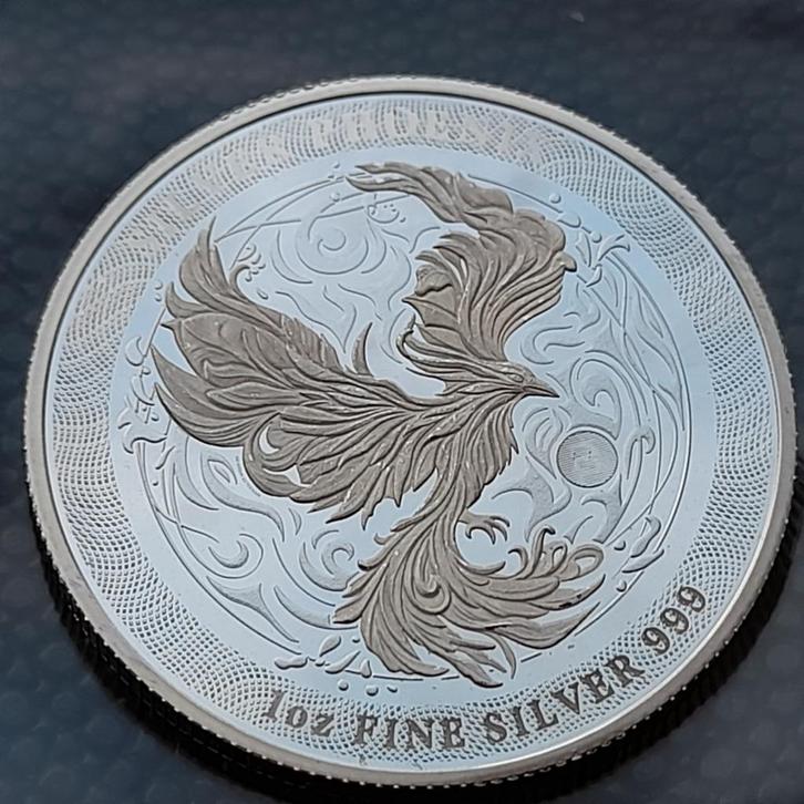 2025 Mythical Phoenix 1 oz silver Proof-Like, Postzegels en Munten, Munten | Oceanië, Zilver, Ophalen of Verzenden