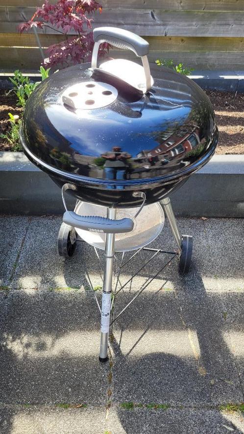 Weber Compact Kettle houtskool barbeque (47 cm), Tuin en Terras, Houtskoolbarbecues, Gebruikt, Met accessoires, Ophalen