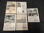 5x Reclame (A4) Renault 4 (1967), Verzenden, Gebruikt, Auto's