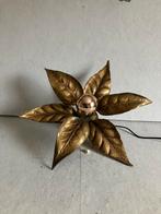 Vintage florale bloemen wandlamp Willy Daro jaren 70, Ophalen of Verzenden, Gebruikt