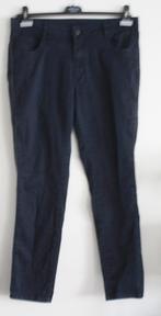 donkerblauwe broek met panterprint maat w46-l30, Ophalen of Verzenden, Gedragen, Blauw, W33 - W36 (confectie 42/44)