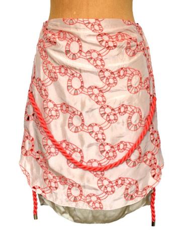 AnnaRita.N 100% zijde rok, beige/roze, Mt. S beschikbaar voor biedingen