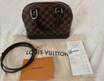 Louis vuitton alma BB ebene tas, Ophalen of Verzenden, Zo goed als nieuw, Bruin, Handtas