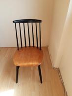 vintage retro spijlen stoel, Huis en Inrichting, Stoelen, Gebruikt, Retro, Eén, Hout