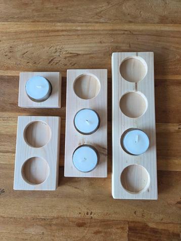 Set Kandelaars Theelichtjes - Scandinavisch Design beschikbaar voor biedingen