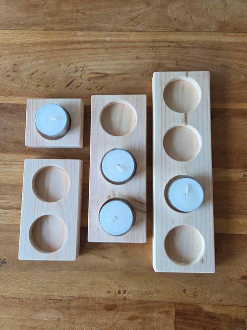 Set Kandelaars Theelichtjes - Scandinavisch Design, Huis en Inrichting, Woonaccessoires | Kandelaars en Kaarsen, Nieuw, Kandelaar