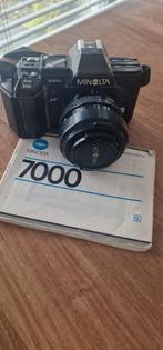 Minolta camera incl. Lenzen en flitser, Audio, Tv en Foto, Fotocamera's Analoog, Ophalen of Verzenden, Spiegelreflex, Minolta