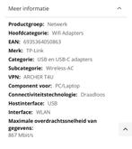 Wifi adapter, Ophalen of Verzenden, Gebruikt