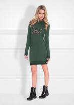 Nikkie scorpion sweat jurk/dress maat 32, Groen, Maat 34 (XS) of kleiner, Nikkie, Ophalen of Verzenden