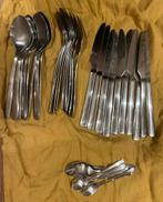 HEMA Bestekset - 8 vorken, 8 lepels, 10 messen, Gebruikt, Ophalen of Verzenden, Rvs of Chroom, Vaatwasserbestendig