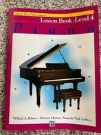 Alfreds Basic Piano Library Lesboek Niveau 4, Muziek en Instrumenten, Bladmuziek, Gebruikt, Overige genres, Les of Cursus, Ophalen of Verzenden