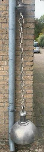 Bijzondere zware aluminium industriële Hanglamp, Huis en Inrichting, Lampen | Hanglampen, Ophalen of Verzenden, Gebruikt