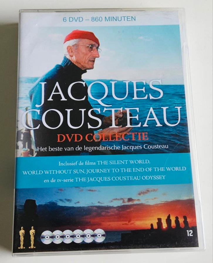 Jacques Cousteau 6 DVD Collectie - Het Beste!, Cd's en Dvd's, Dvd's | Documentaire en Educatief, Zo goed als nieuw, Natuur, Boxset