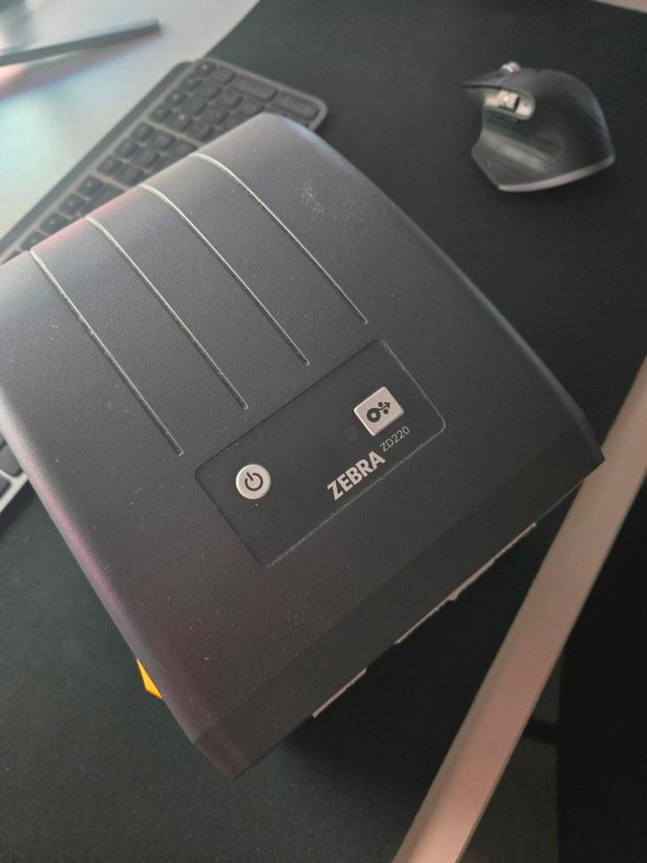 Zebra ZD220 Labelprinter - Inclusief Adapter & USB, Computers en Software, Labelprinters, Gebruikt, Ophalen of Verzenden