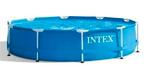 Intex zwembad 305 cm met afdekzeil en alle toebehoren, Ophalen, Gebruikt, Minder dan 80 cm, Rond
