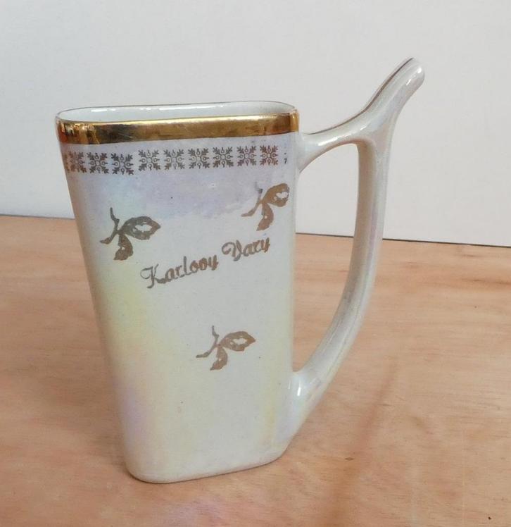 Karlovy Vary Spa kuuroord beker, Antiek en Kunst, Antiek | Keramiek en Aardewerk, Ophalen of Verzenden